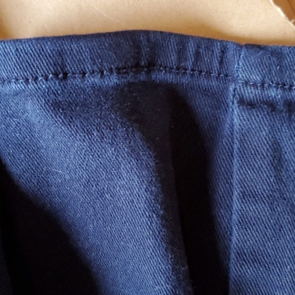 Platform 100 (p100) dark Navy blue distressed jeans sz 34 x 34 - Picture 11 of 12